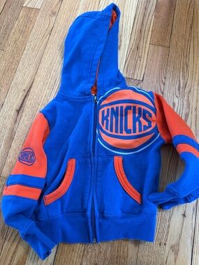 New York Knicks Toddler Boy Zip Up Sweatshirt 4T